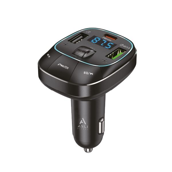 Asli Global Thundervolt Car Wireless FM Transmitter Asli Global Thundervolt Car Wireless FM Transmitter